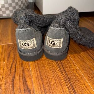 UGG Charcoal Knit Boots